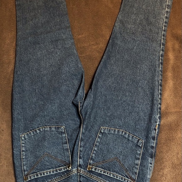 The Ragged Priest High Waist Distressed Hem Cropped Jeans - Picture 2 of 6